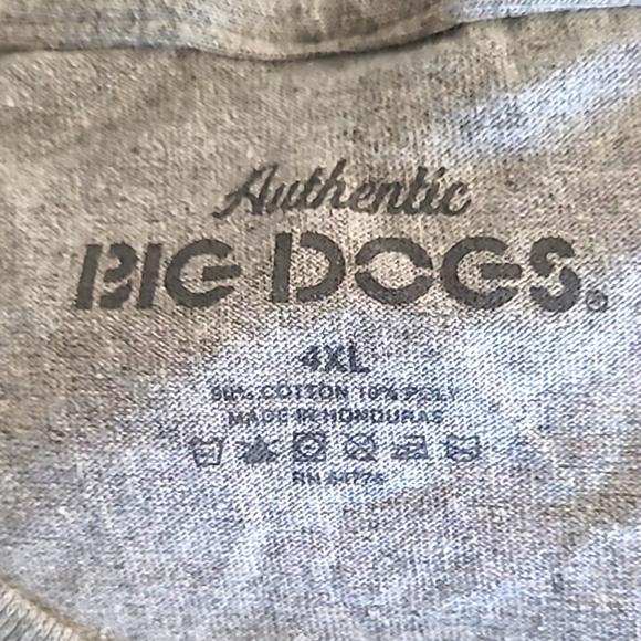 Vintage Y2K Big Dogs Gray Google My Wife Knows Everything Tee Tshirt Mens Sz 4XL - Picture 15 of 15